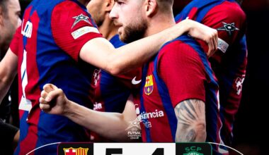 Barcelona elimina o Sporting e marca encontro com o Palma na final da Champions League de futsal.