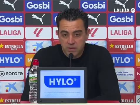 [El Chiringuito]: Xavi: "In the four games against Real Madrid and Girona, we have been superior. But it is not shown on the scoreboard, that’s our mistake."