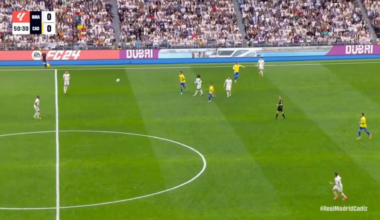 BRAHIM DIAZ HITS THE BACK OF THE NET