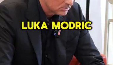 Jose Mourinho: "Luka Modric is the beauty of football, He is my pride because I took him to Real Madrid when nobody believed that he was a player for Real Madrid and after how many years? 12, 13 ,14 years? He's still there, so he's my pride."