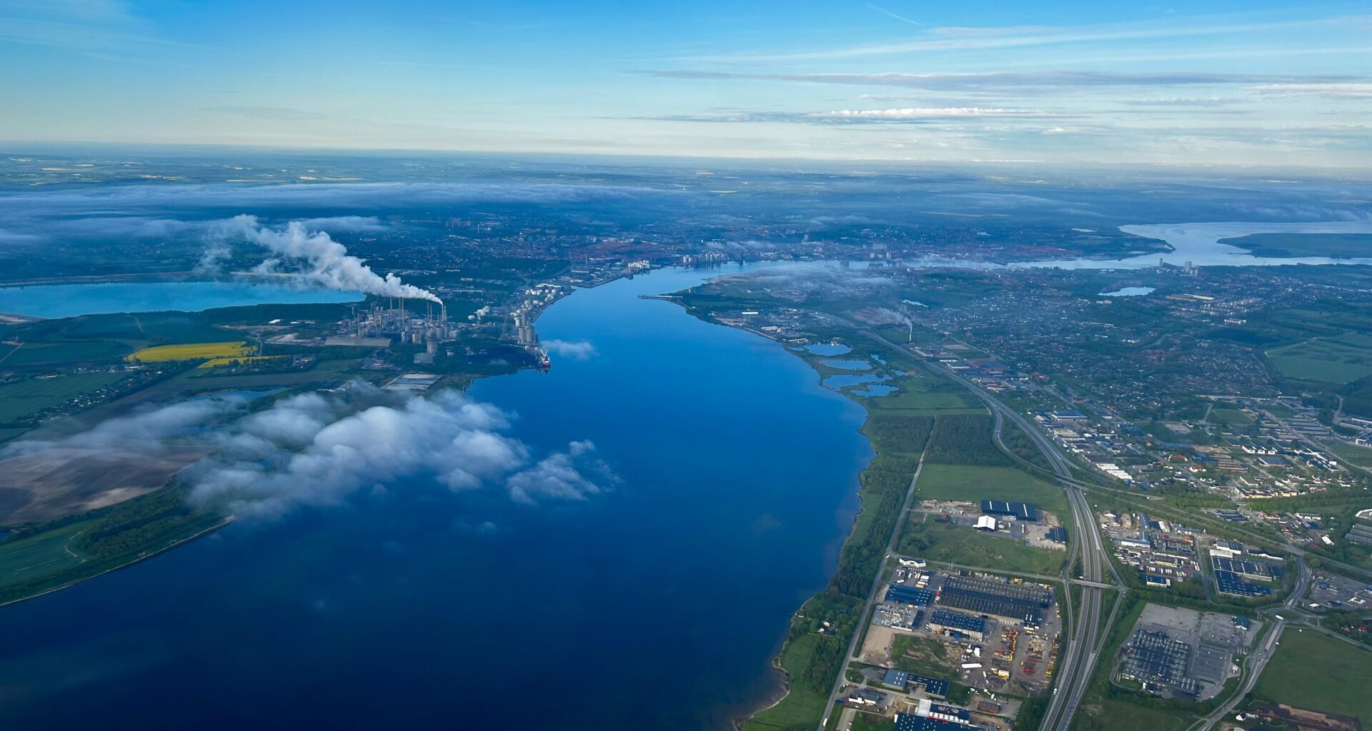 Aalborg set fra luften