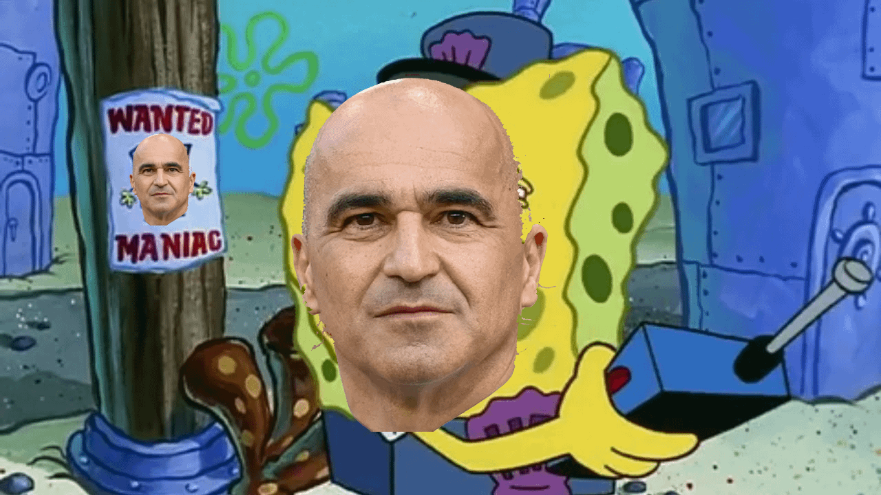 Roberto Martínez a tentar descobrir quem é que não convocou o Pote para o estágio de Março
