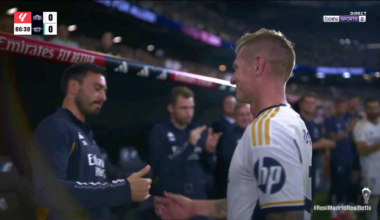 Toni last moments in the Bernabeu