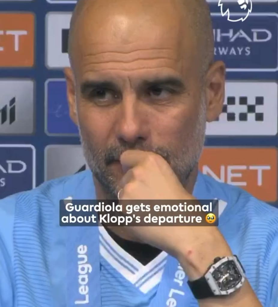 Guardiola final thoughts on Klopp leaving