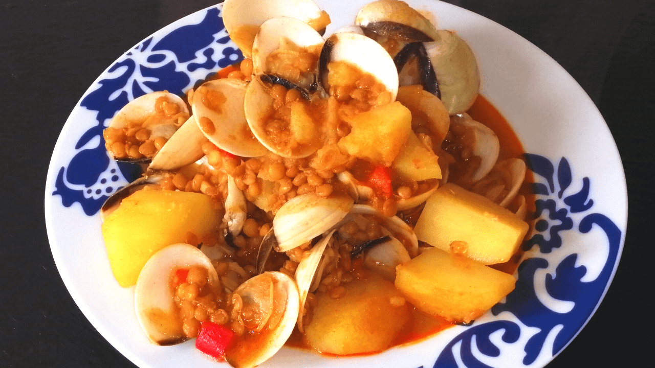 Lentils with Clams Lunch In 30 Minutes