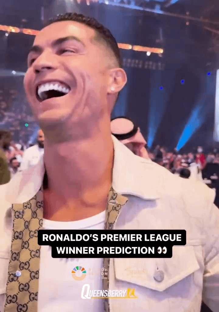 Cristiano Ronaldo says that Arsenal isn't going to win the Premier League