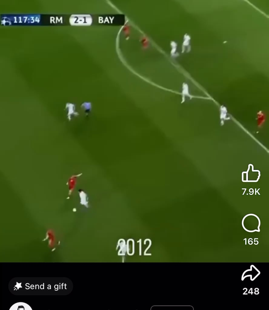 Linesmen are so biased! He shouldn’t have blown the whistle too early at bernabeu against bayern in the semi finals.