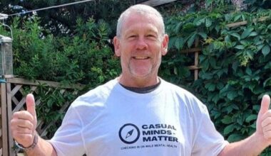 Burnley FC fan Ian is walking from Schiphol to Helmond bare footed, for charity. He will arrive Friday to attend the derby against FC Eindhoven.