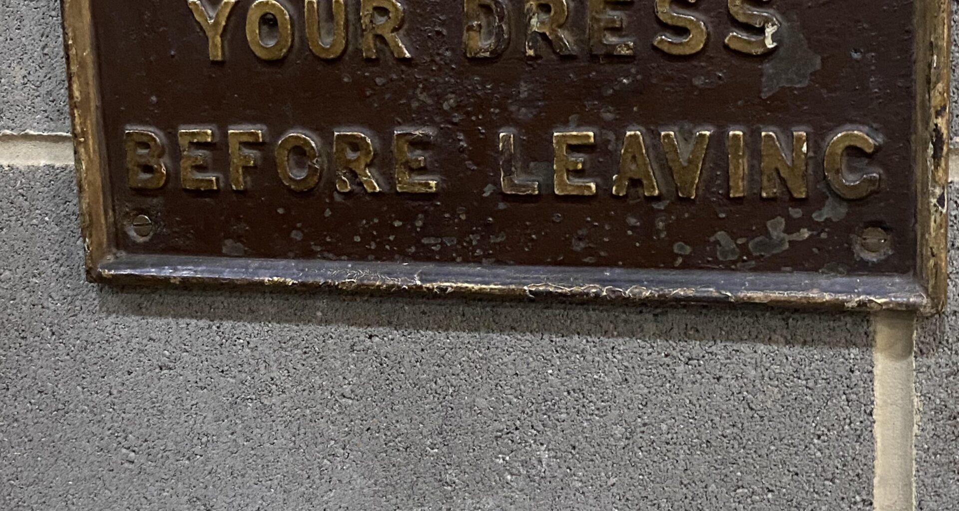 Found this gem of a sign at the National Rail Museum