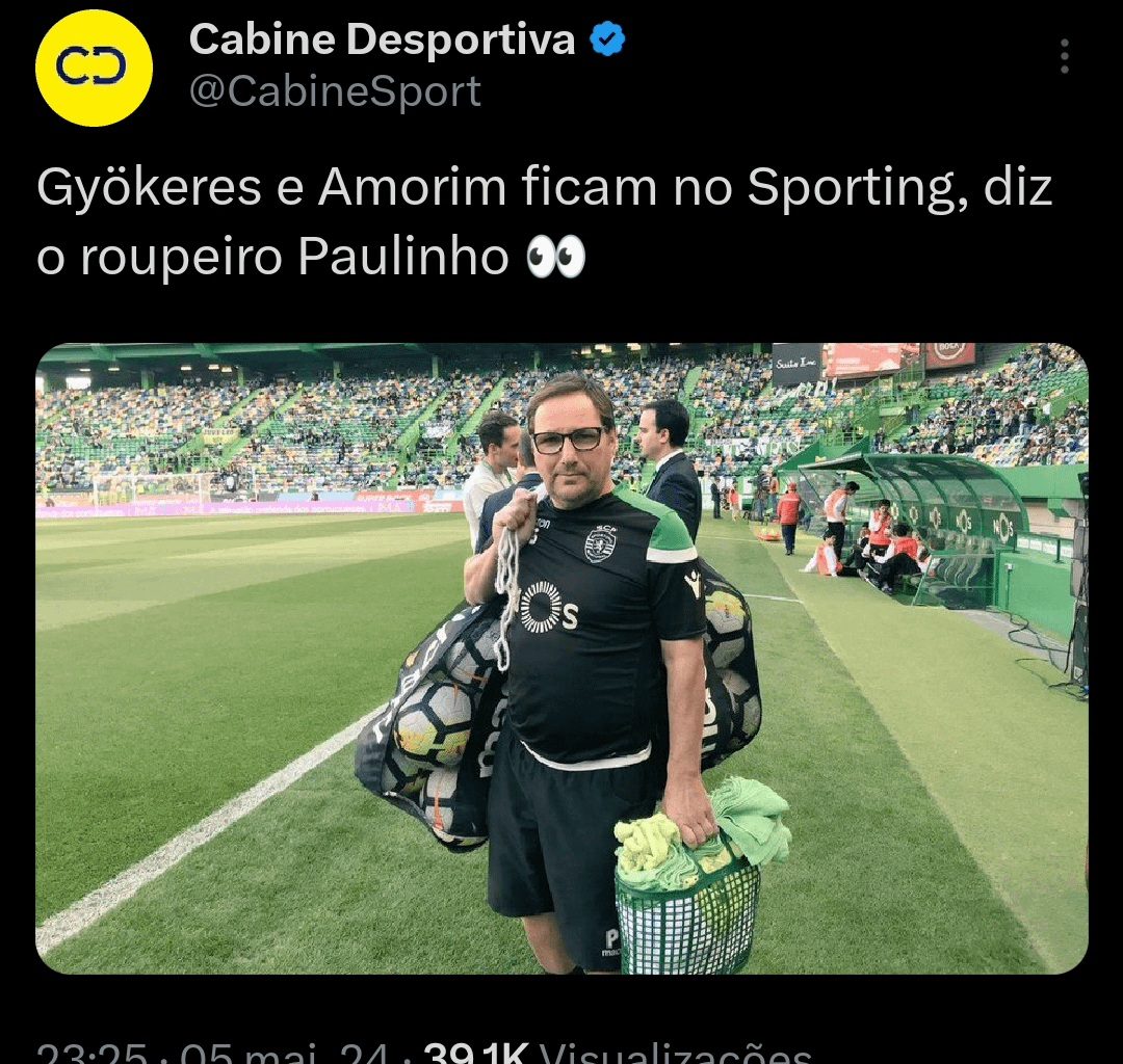 Fabrizio quem? Só confio no Paulinho das leaks
