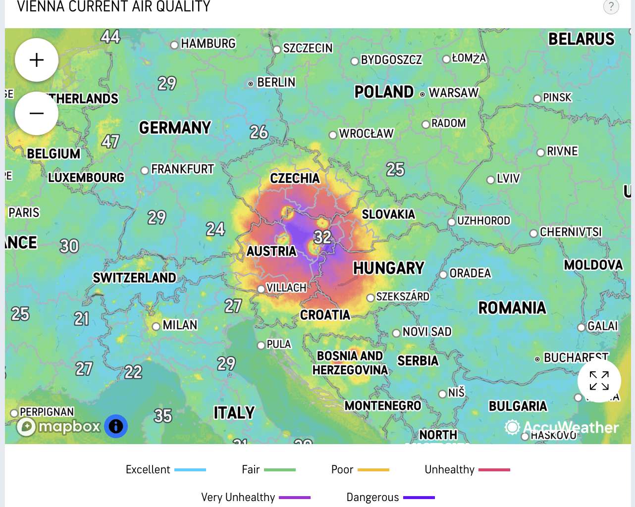 Who spoiled the air in Austria?