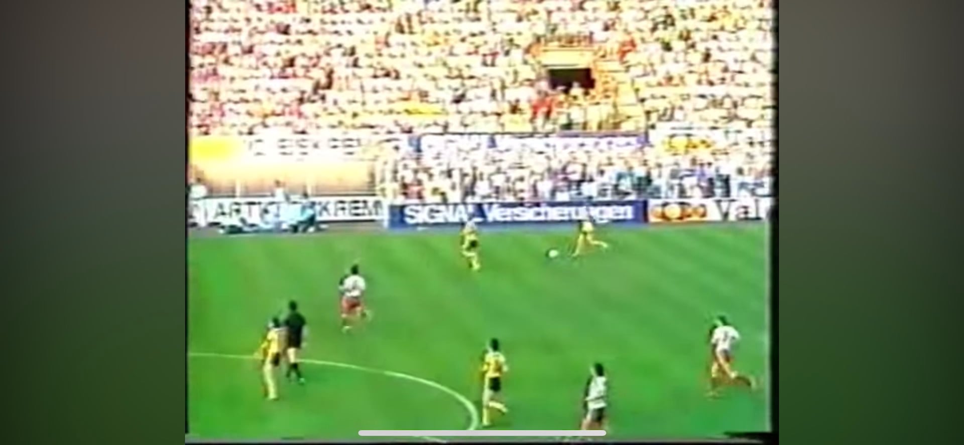 Halbzeit-Interviews mit Spielern in der Bundesliga in den 1980ern - weiß jemand, inwieweit und bis wann sowas üblich war?