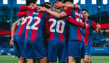 [Barça Atlètic] Barcelona B have secured their place in the playoffs for promotion to the 2nd division.