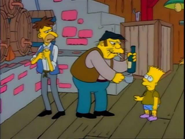 They really portrayed the French accurately early into the Simpsons series