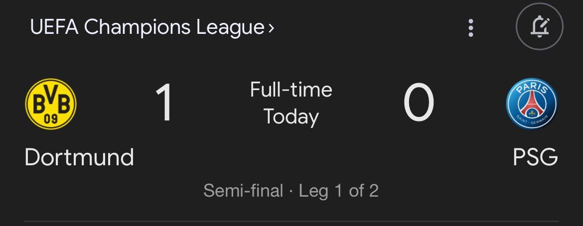 One step closer to Bayern-BVB final🤩