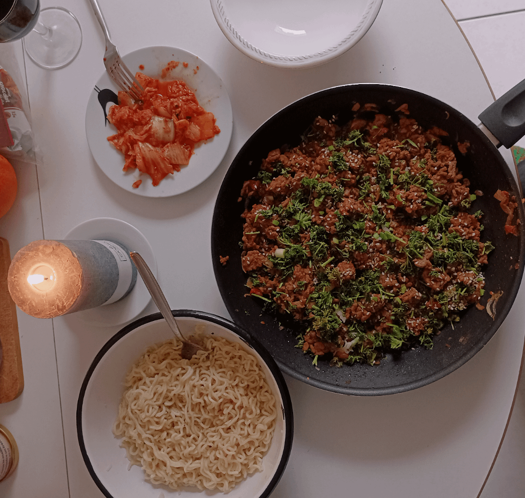 Dinner d'inspi Coréenne 🌶️🍜