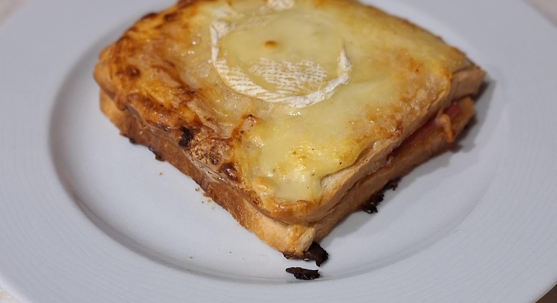 Croque-monsieur miel cabécou