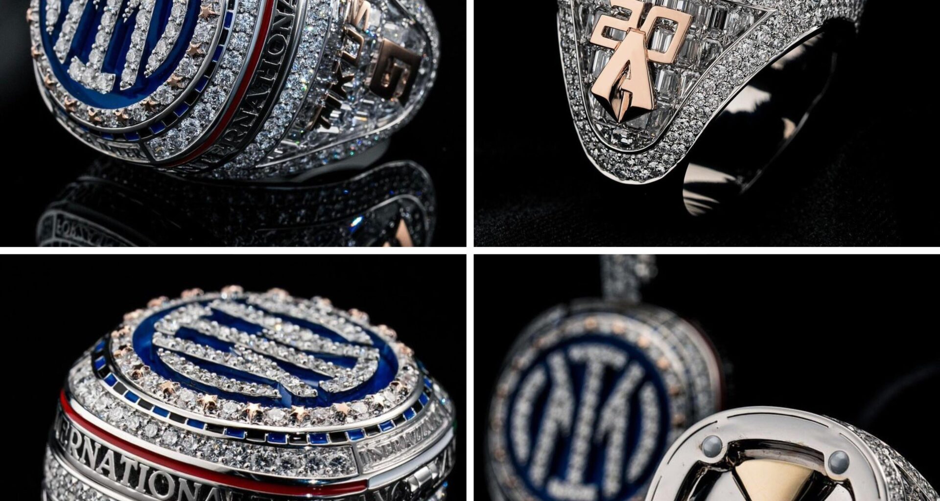Inter players got Superbowl rings for winning the scudetto