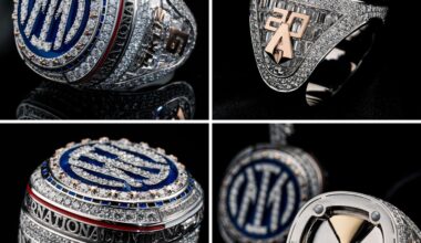 Inter players got Superbowl rings for winning the scudetto