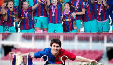 [BarçaTimes] Football Club Barcelona has now 𝟰 trebles in football history overall.