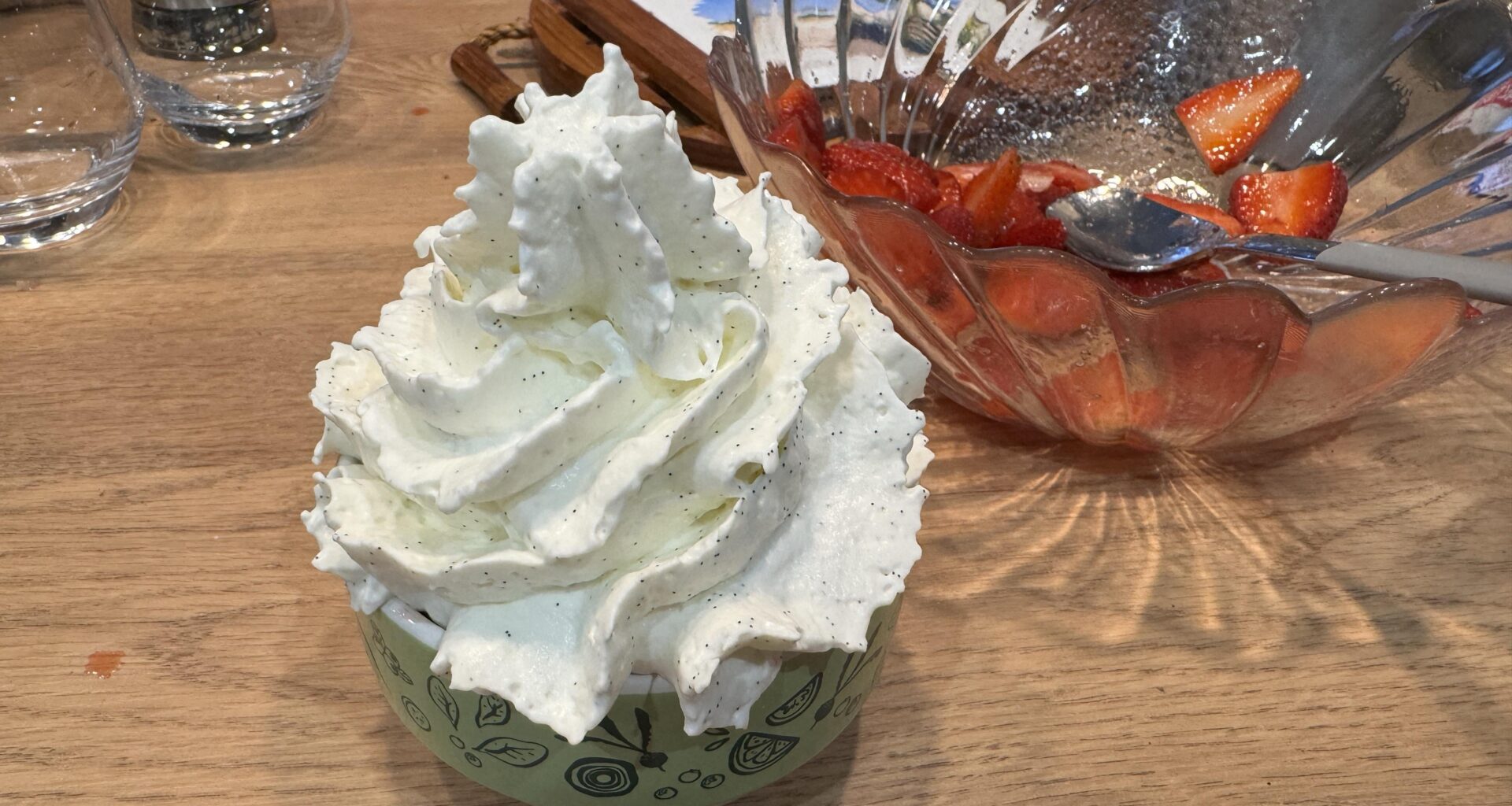 Fraises chantilly maison