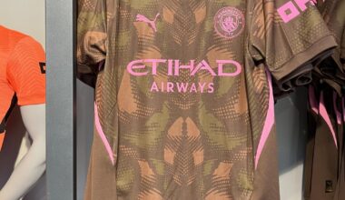 New goalkeeper home and away kit