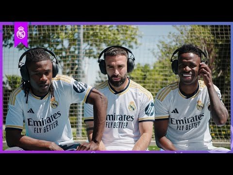 Carvajal, Camavinga and Vini Jr guess the goal!