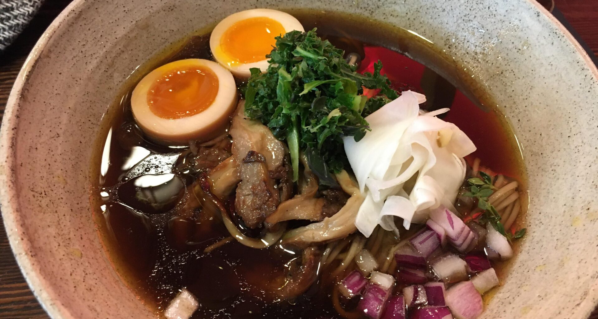 Veggie-Ramen from Slurp in Copenhagen
