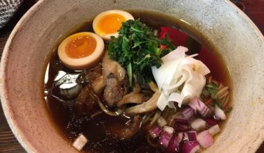 Veggie-Ramen from Slurp in Copenhagen