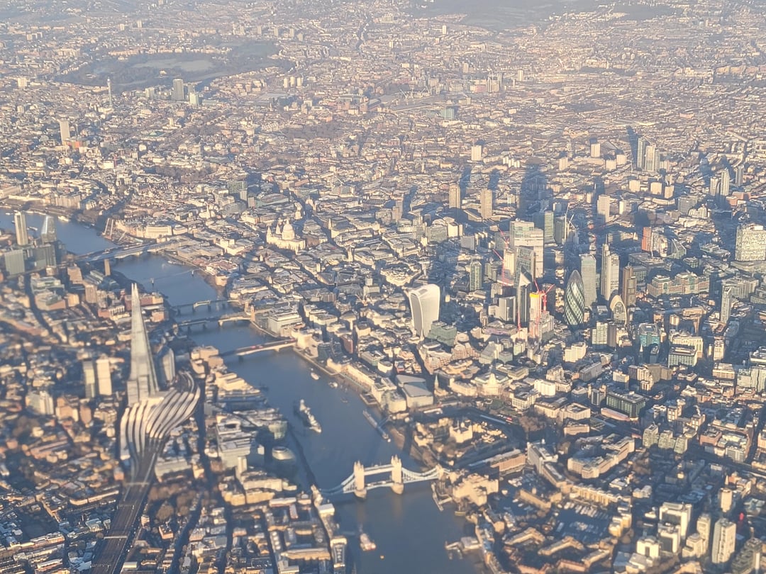 Pics from above, getting ready land at Heathrow one clear morning.
