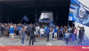 Partida do FC Porto para Lisboa: autocarro obrigado a parar por adeptos com atitude agressiva e insultos