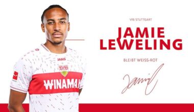 Der VfB verpflichtet Jamie Leweling fest