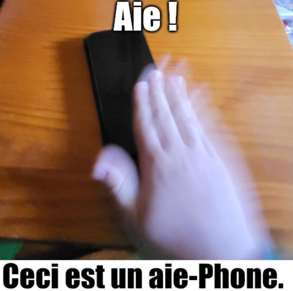 OK, je sors.