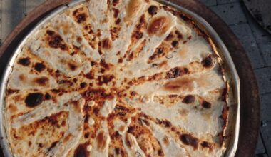 Flia from Kosova. A traditional dish usually made at sundays.