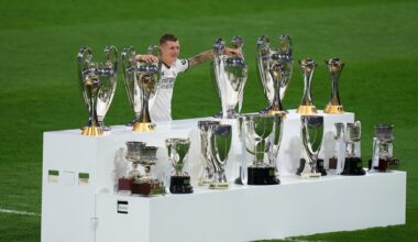 Toni Kroos and the 22 trophies he won with Real Madrid