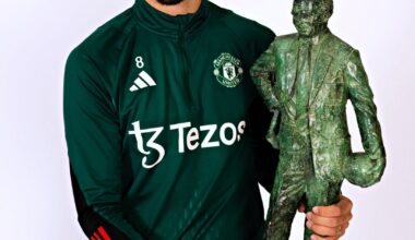 Bruno Fernandes foi eleito o Jogador do Ano do Man United pela terceira vez em cinco épocas