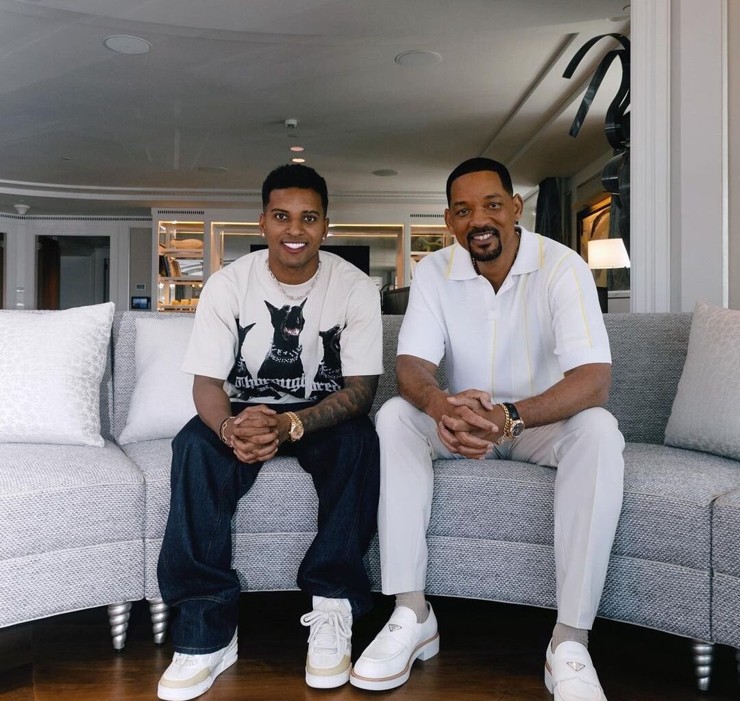 Rodrygo with Hollywood actor Will Smith !