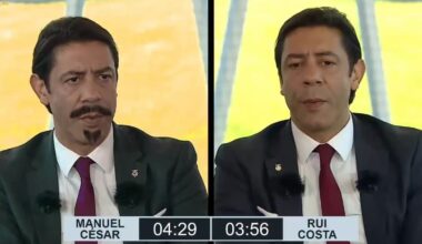 Debate entre Manuel César e Rui Costa