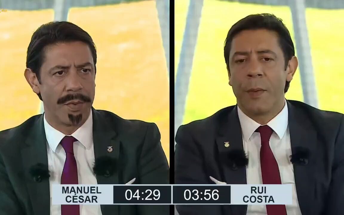 Debate entre Manuel César e Rui Costa
