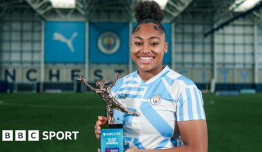 Khiara Keating: Manchester City keeper wins WSL golden glove