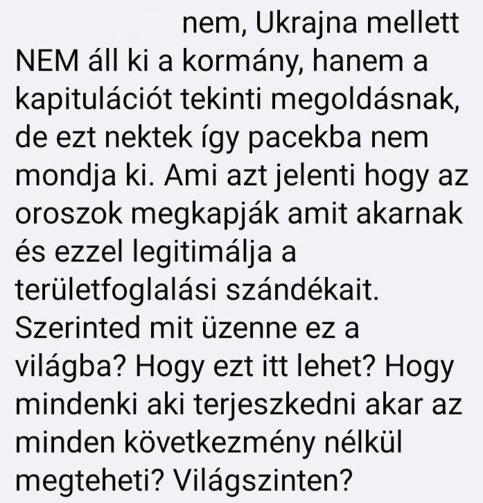 Találtam egy kommentet, amivel egyet értek...