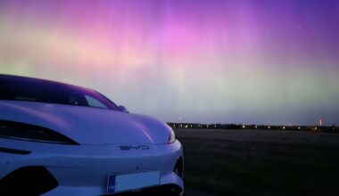 Got a nice shoot of my car as we enjoyed the Northern Lights ourselves