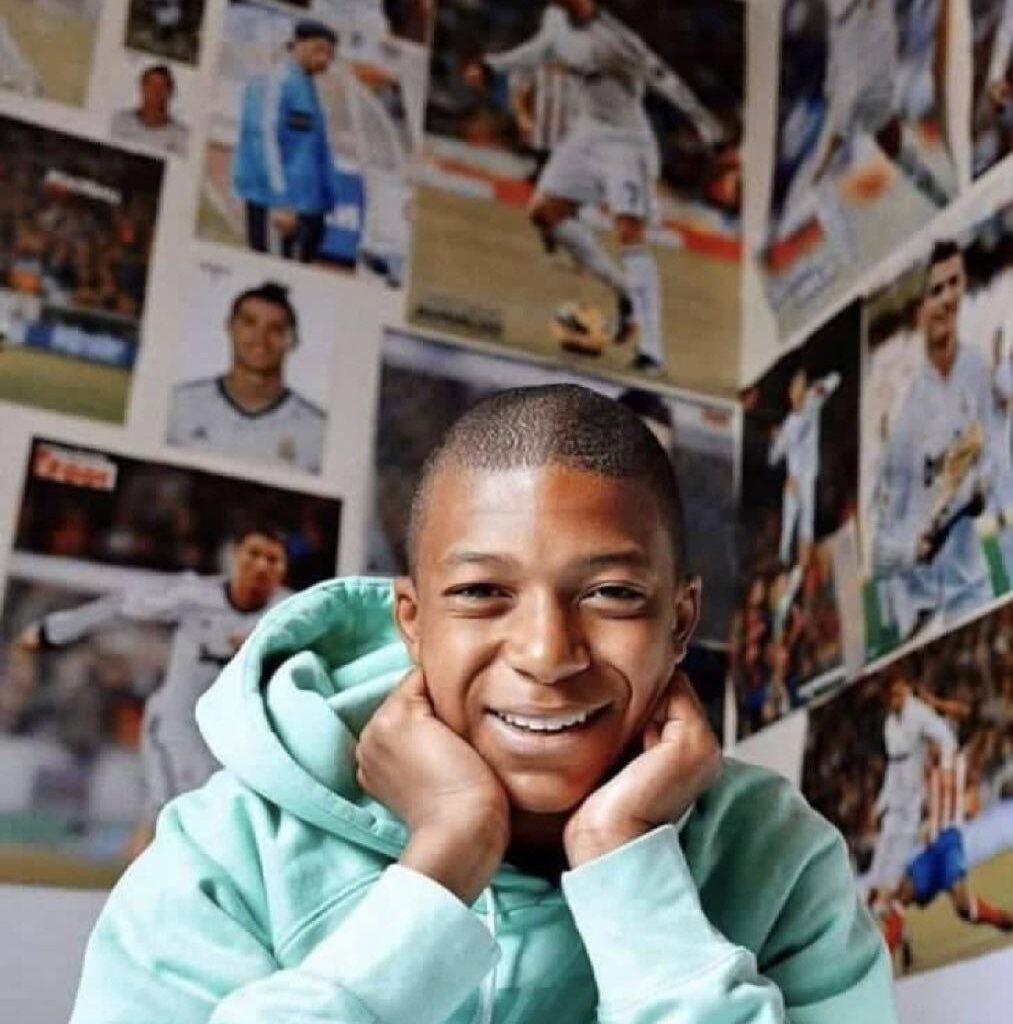 12 years ago this picture was taken of Mbappe’s room. Now he is coming to where he belongs