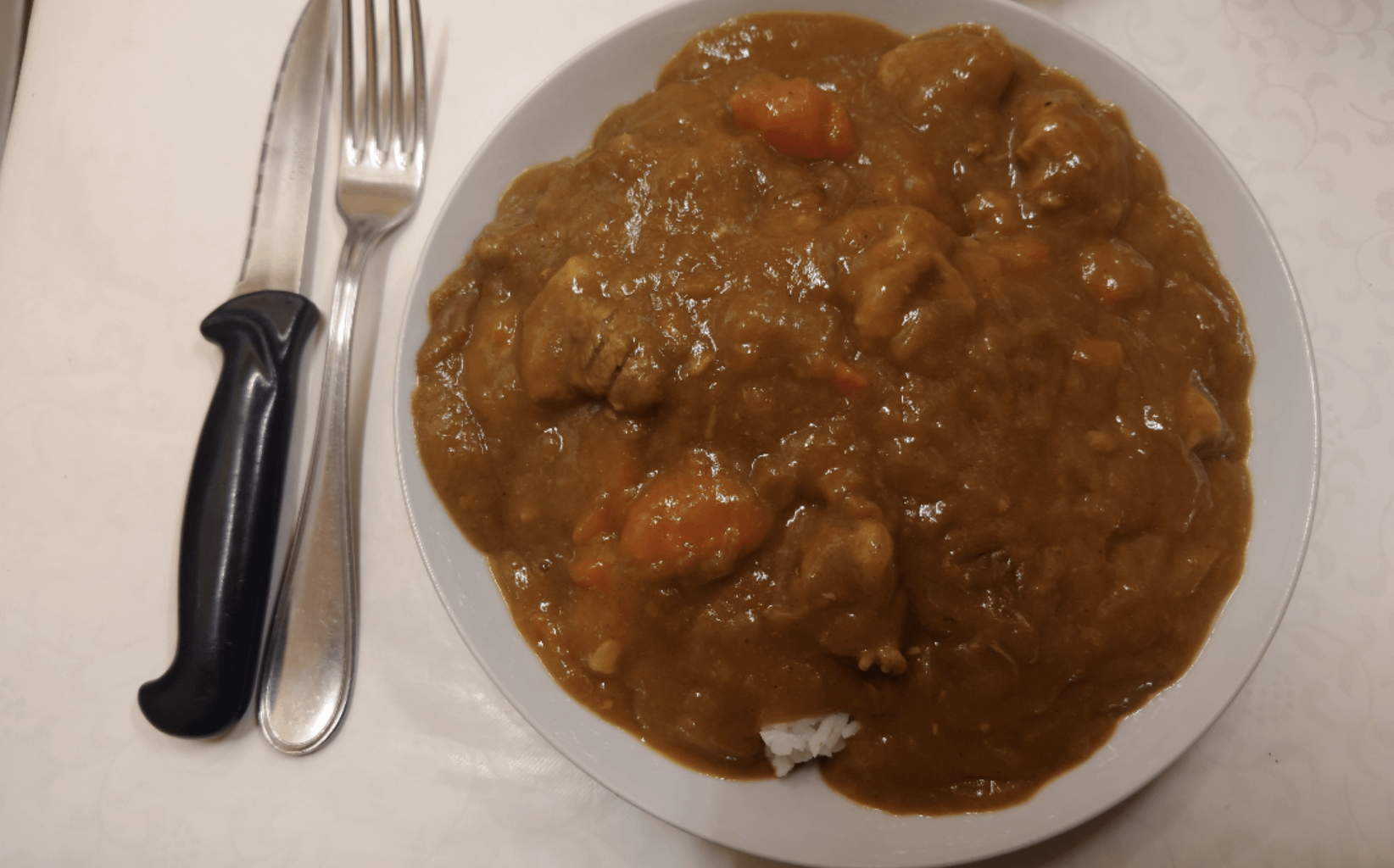 Riz au curry Japonais