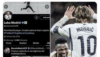 Luka Modric’s most recent like on Twitter 😂😂😂