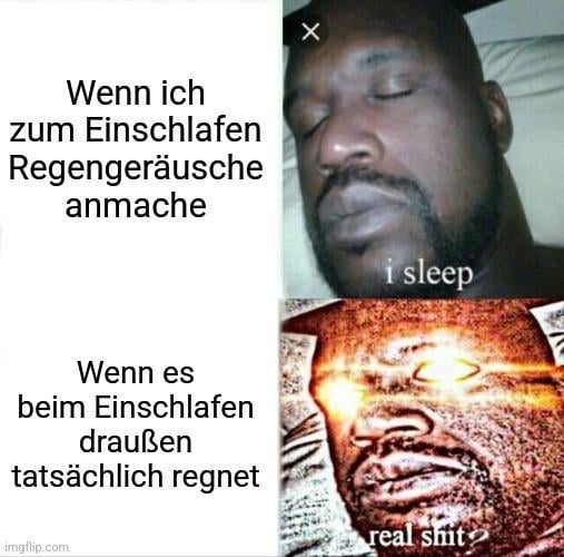 *Regengeräusche*