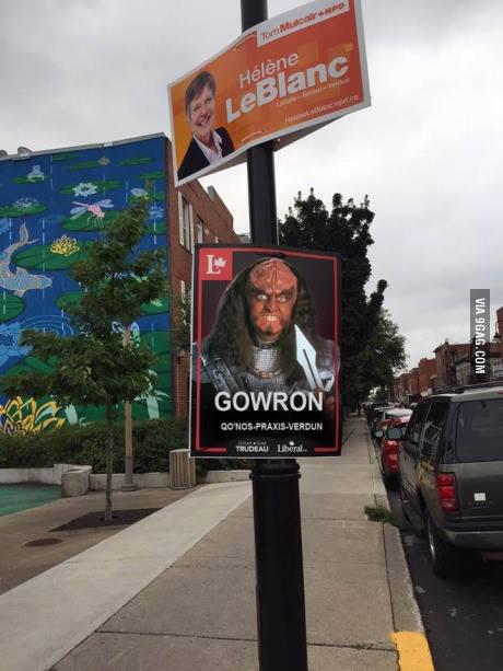 Tis Election Season - Vote for Gowron