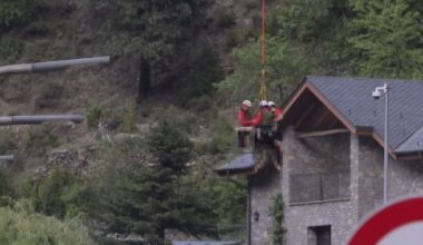 La reducció del cabal ha estat decisiva per localitzar el cos de l'obrer que ha caigut al Valira