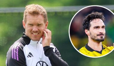 Nachdem er hörte, dass Rheinmetall neuer BVB-Sponsor wird: Nervöser Nagelsmann nominiert doch noch schnell Hummels nach
