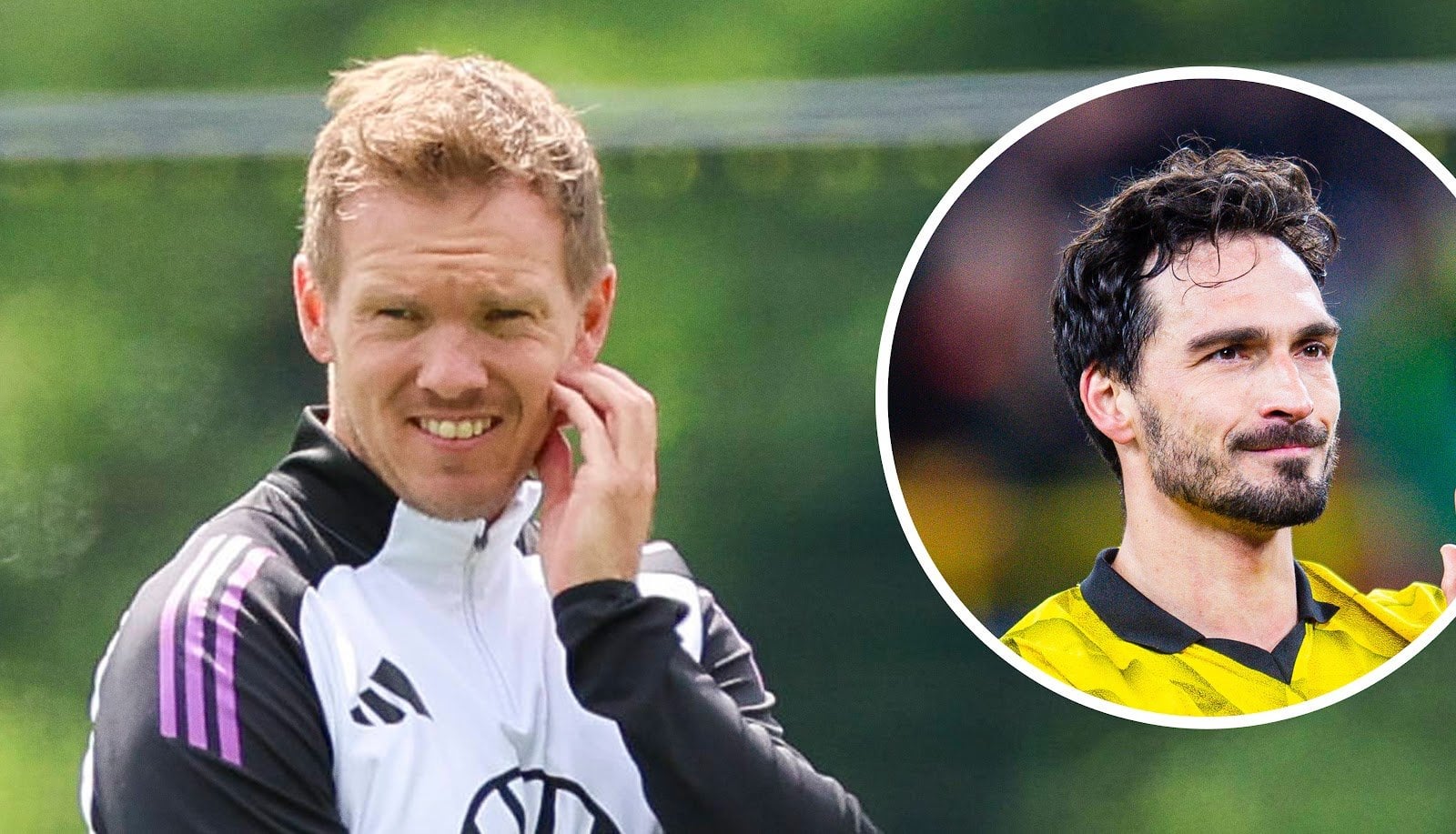 Nachdem er hörte, dass Rheinmetall neuer BVB-Sponsor wird: Nervöser Nagelsmann nominiert doch noch schnell Hummels nach